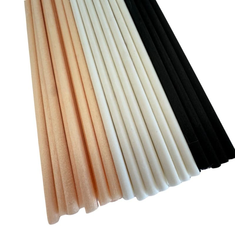 Varetas em fibra de algodão branca preta rose para difusor de ambiente varetas