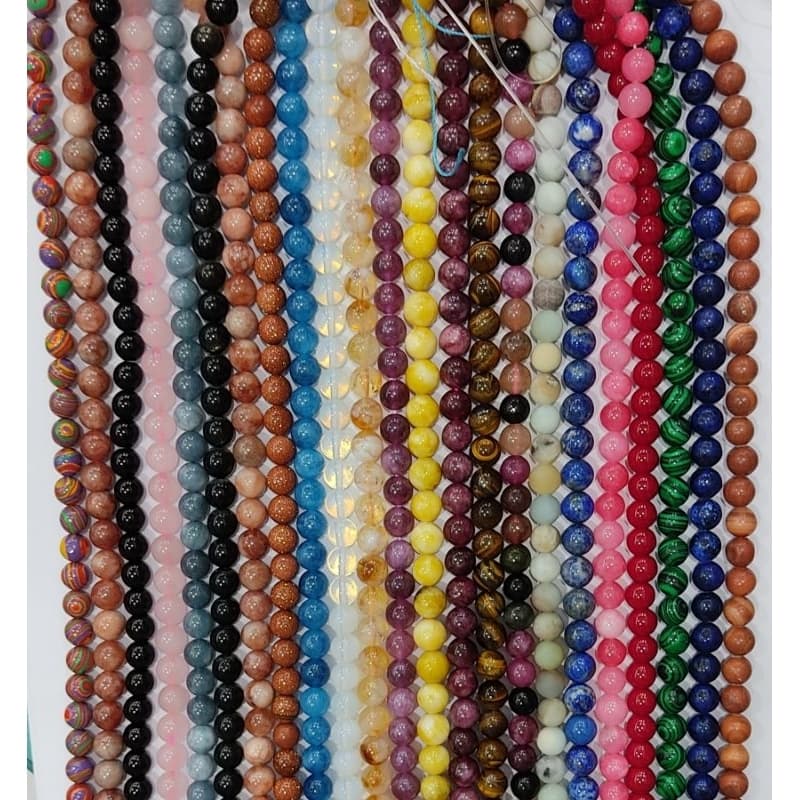 Fio de Pedra Natural 8mm - 1 Fio