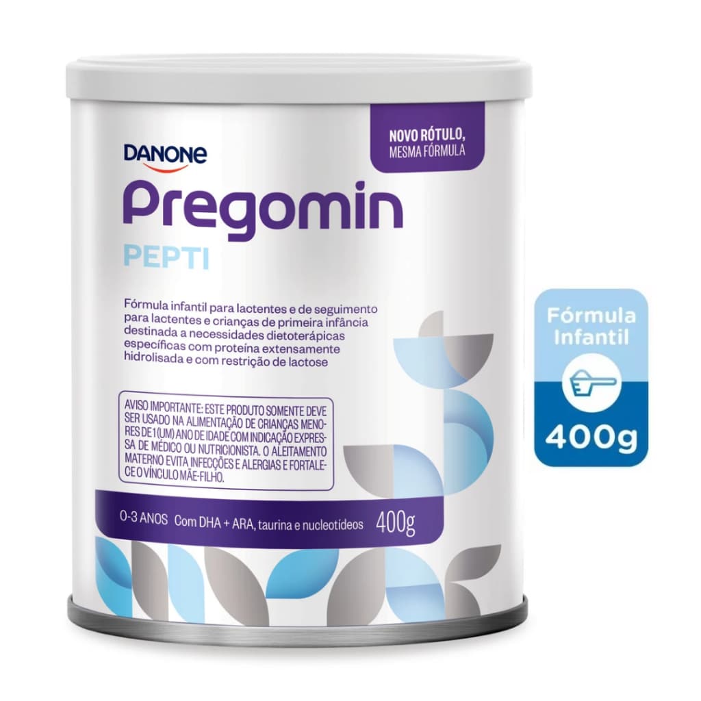 1 Lata- Fórmula infantil em pó- Pregomin Pepti - Danone - 400g