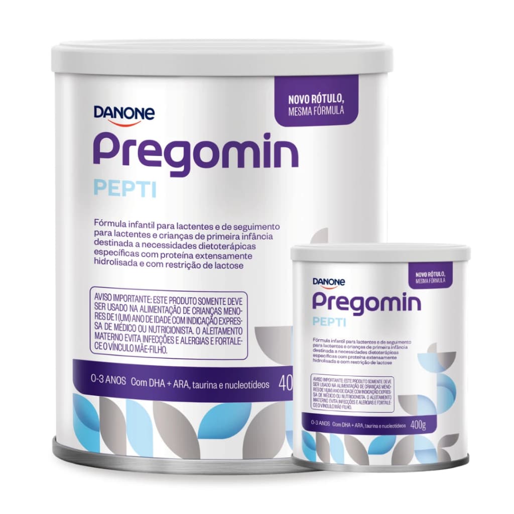 2 Latas -Pregomin Pepti -Fórmula infantil- Danone -400gr