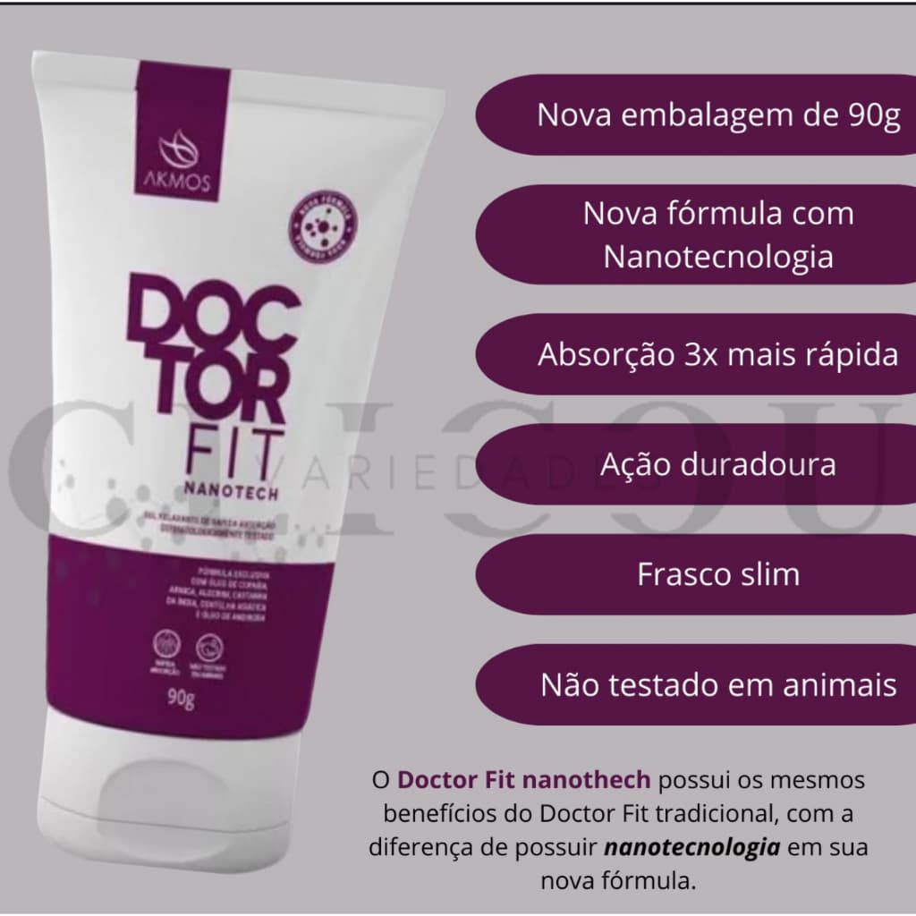 Doctor Fit Gel Alivio Das Dores Akmos