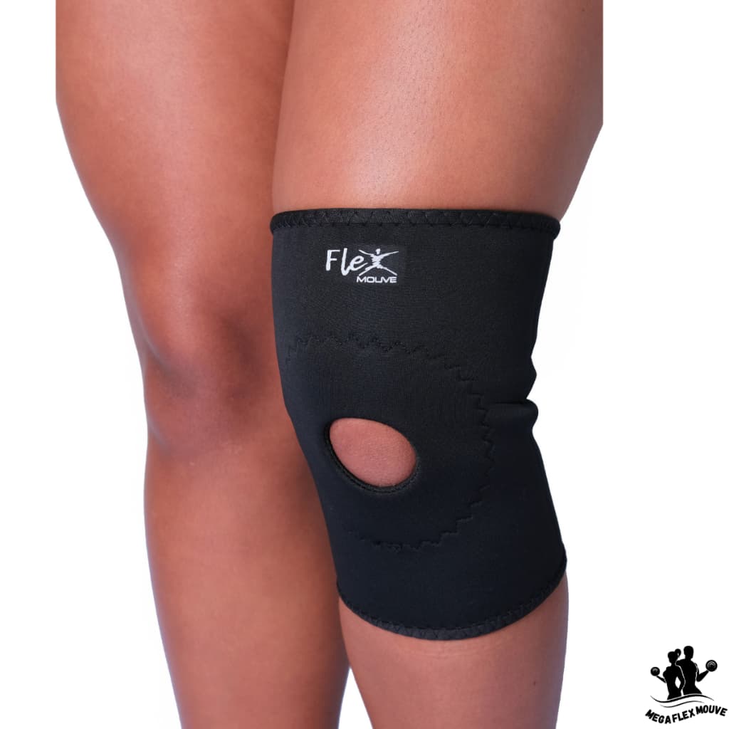 Joelheira Proteção Musculação Neoprene Patela Aberta ou Lisa Exercícios Dia a Dia