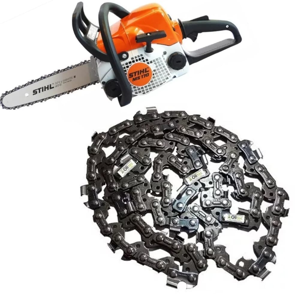 Corrente Motosserra Compativel Stihl Ms-170 3/8 .043 22 Dentes 1,1mm