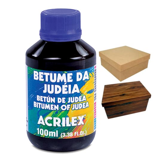 Betume Da Judéia 100ml Original Acrilex Com Nota Fiscal - Envelhecer Madeira, Gesso, Bijuteria, Etc