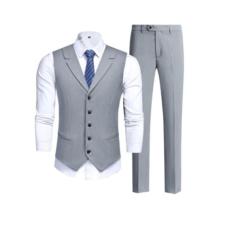 Colete Social Masculino Promoção Diferenciado Cinza Mega Oferta