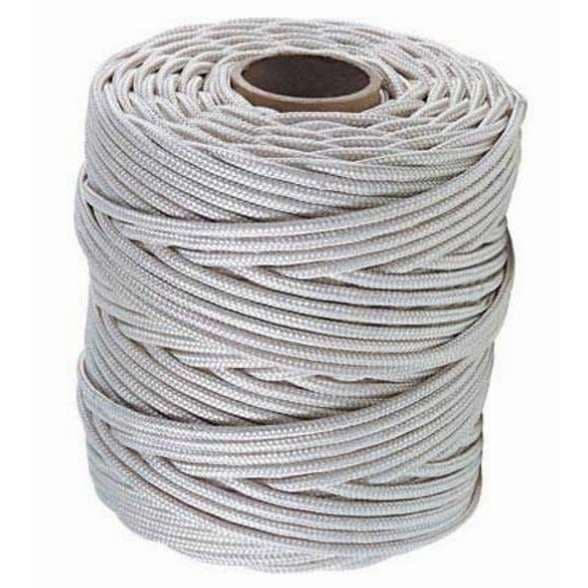 100 Metros Corda de Poliéster Branca Amarrar 5mm Carga Caminhão
