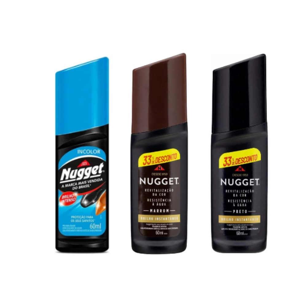 Nugget Líquido Polidor de Sapato  60ml