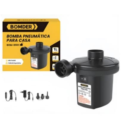 Bomba Elétrica Pneumática Para Secar E Encher Colchão Boias Piscinas Infláveis Portátil Esvaziar E Inflar Bivolt