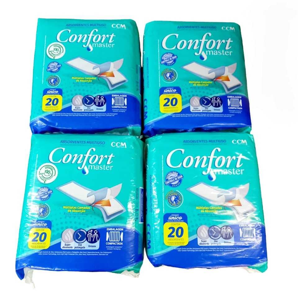 Absorvente unissex geriátrico confort Master c/80