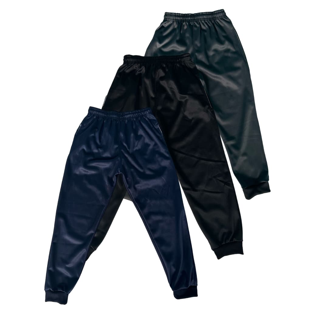 Kit Com 3 Calças De Frio Inverno Escolar Jogger Juvenil Menino Tamanhos 2 Ao 16