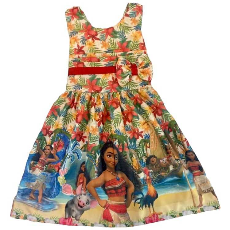 Vesstido Moana Vestido Promoção