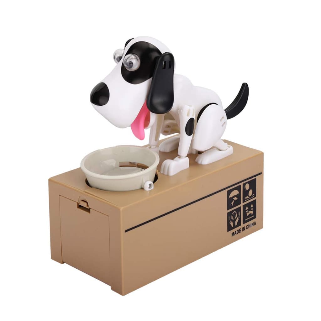 Cofrinho Cofre De Cachorrinho Que Come Moedas Decoração Lindo Cor Sortido