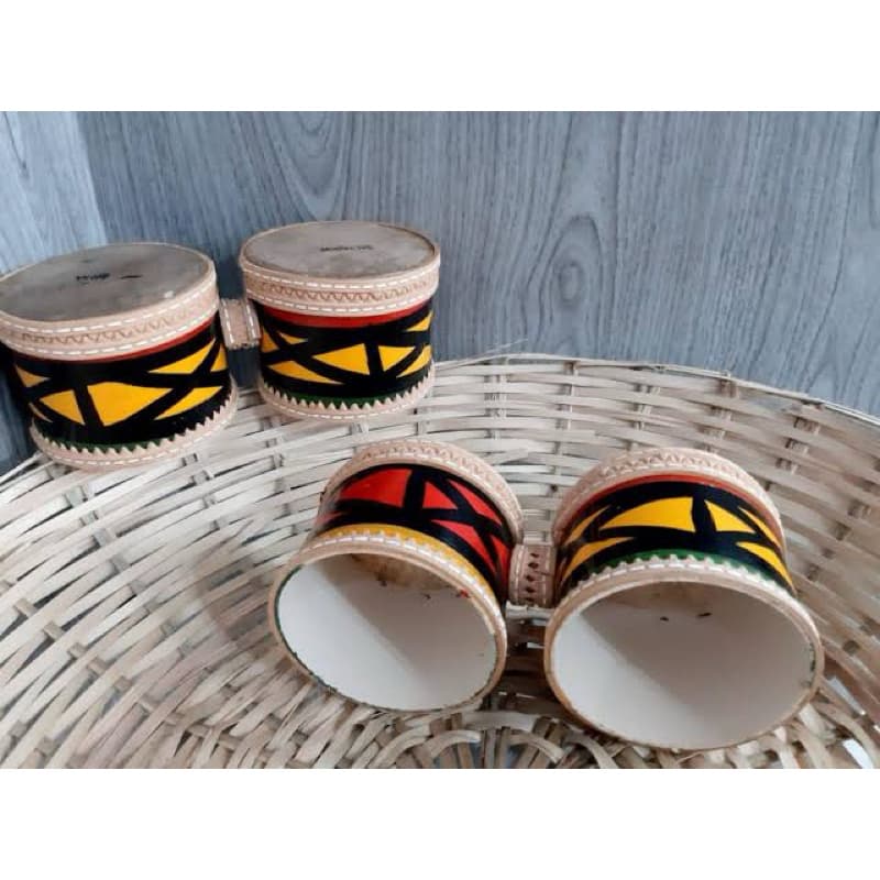 Bongô Infantil de PVC com Couro