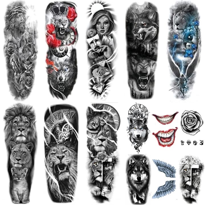 Tatuagem Temporaria Prova D agua Falsa Fake Adesiva Crucifixo Tattoo Tatoo Tatuagens Mão Pescoço