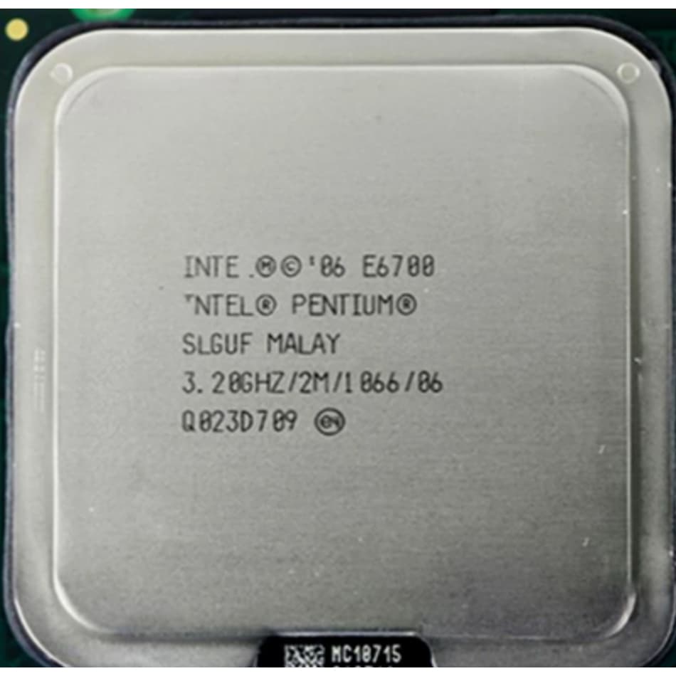 Processador Intel Pentium E6700 2MB 775 + 1 Grama Pasta pronto envio rapido envio