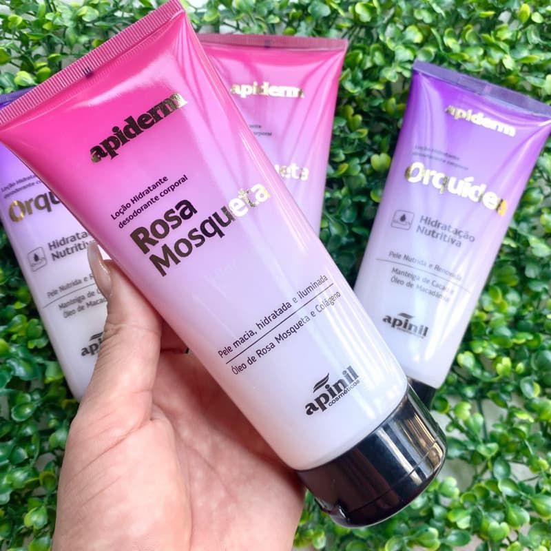 Creme de Pele Corporal Hidratante Facial Pés e Mãos 190g Apinil