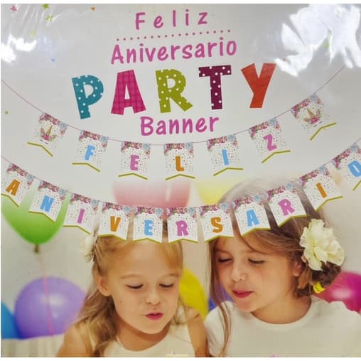 Faixa feliz aniversario unicornio