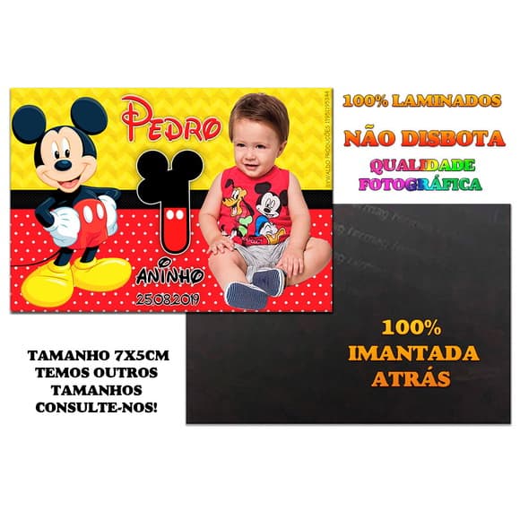 kit 15 Fotos Imã de geladeira personalizado com tema que você quiser