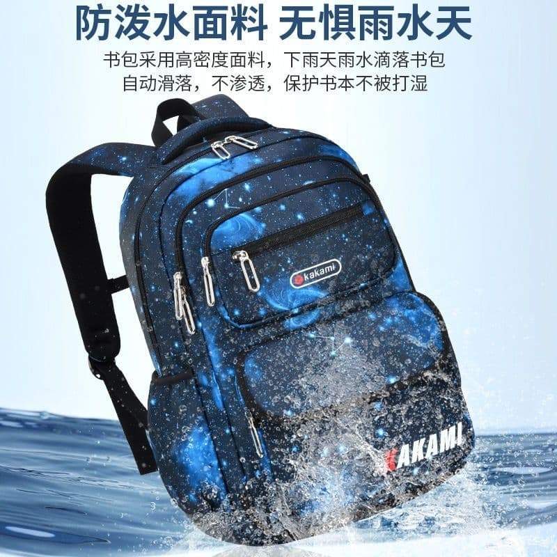 A nova bolsa escolar para meninos e meninas da escola primária é leve, capaz, ultraleve e à prova d'água D-11