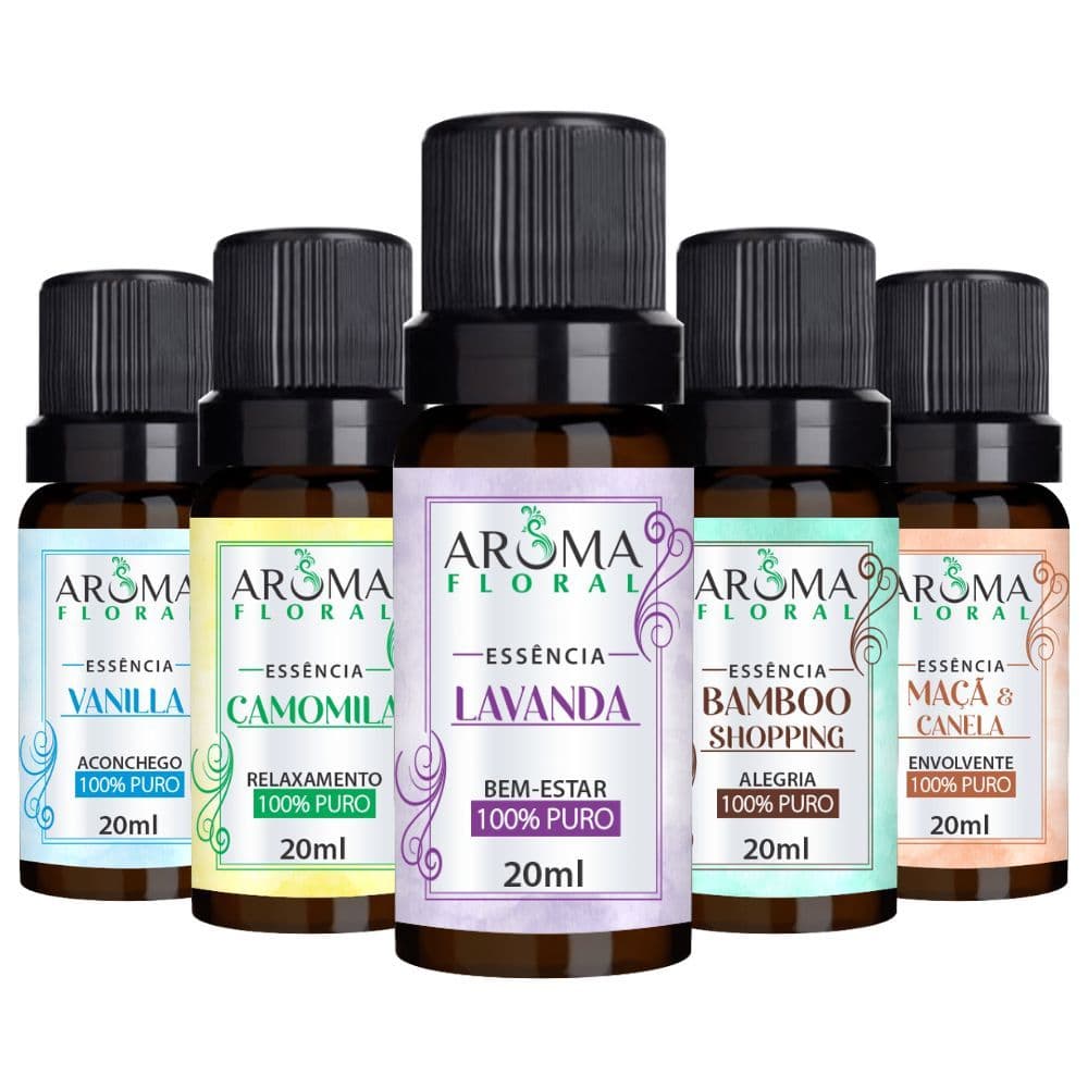 Essência para Umidificador Aromatizador Difusor elétrico Base água