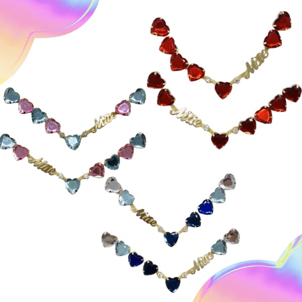 Cabedal Mãe Corações - Bridão Mãe Cabedal pra chinelos CABEDAL EM V Cabedal para chinelos primeira