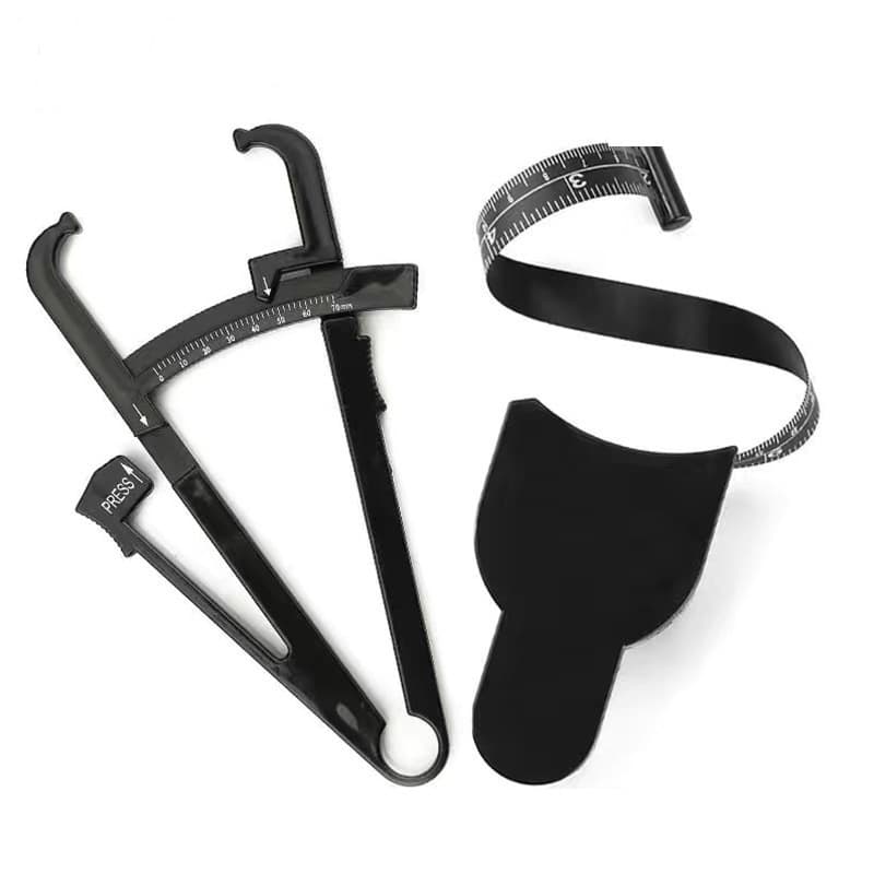 Adipômetro Manual Até 60 Mm Com Manual E Tabela Porcentagem + Fita Métrica Corporal