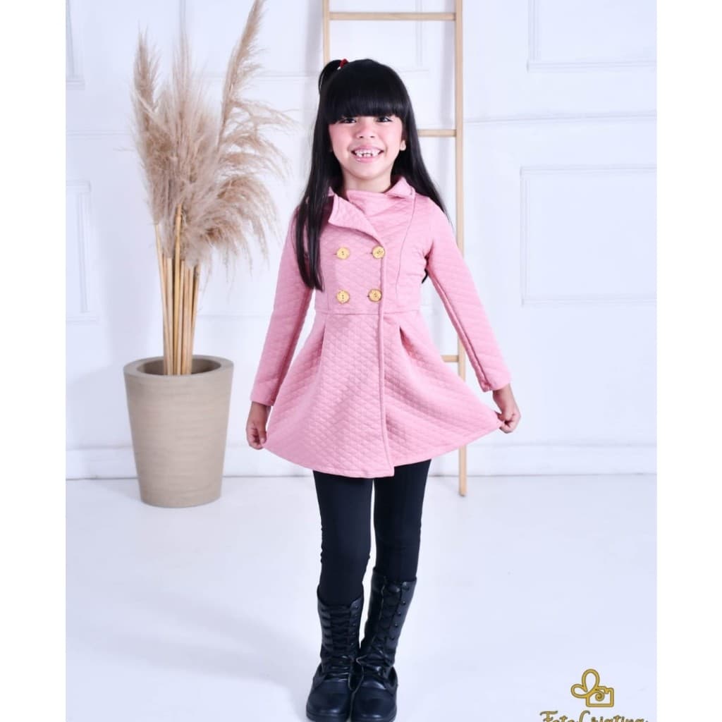 sobretudo feminino infantil casaco frio manga comprida infantil inverno