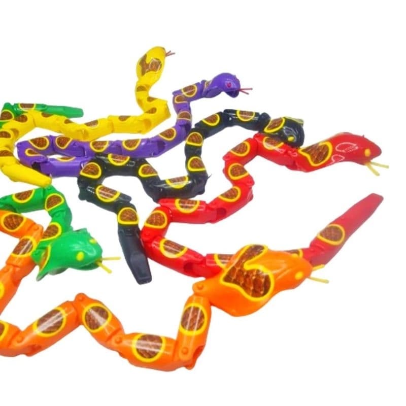 Cobra maluca serpente articulada naja de brinquedo
