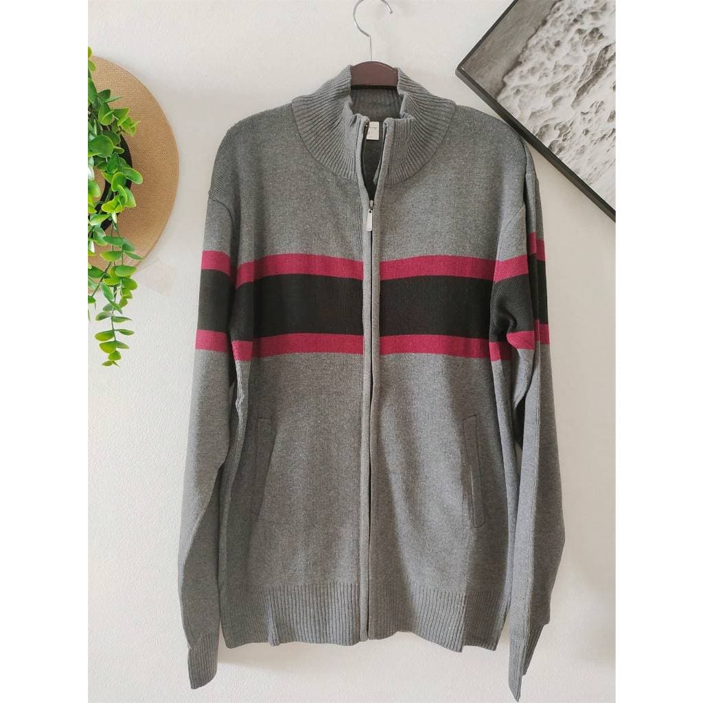 Suéter Masculino  Blusa De Frio Jaqueta Masculina Com Bolso e Ziper