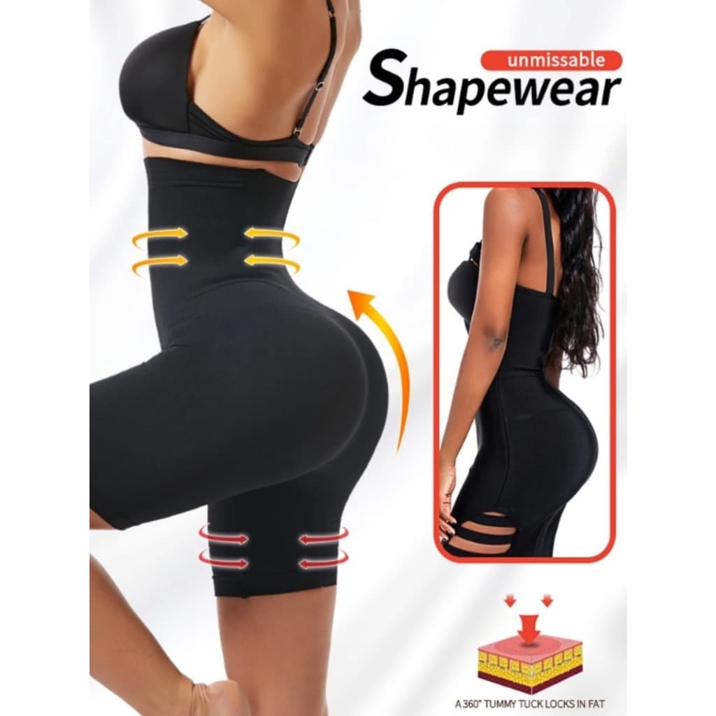 Shorts Cinta Modelador Levanta Empina Bumbum Feminina Alta Compressão