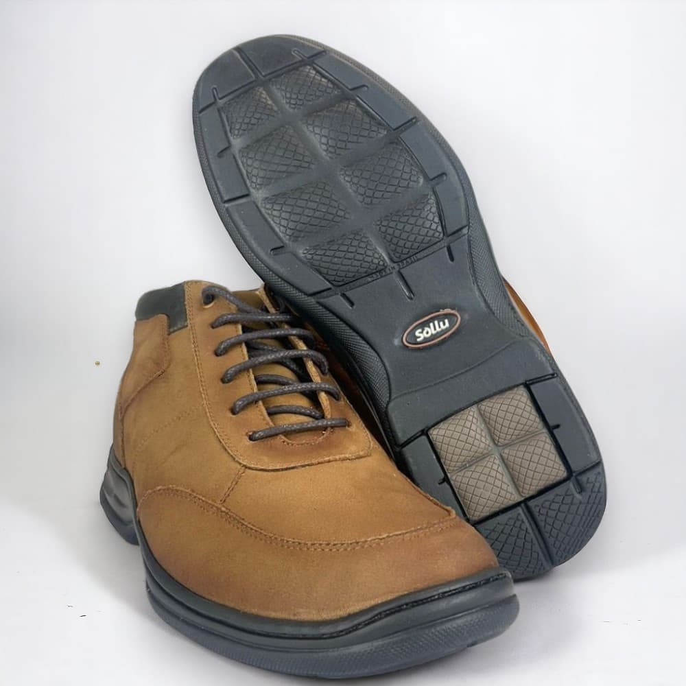 Sapato Com Cadarço Em Couro Para Usar No Trabalho Confortável Dia A Dia