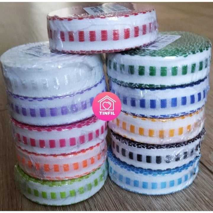 Kit 10 Rolos Galão de Passa Fita Falso Cores Diversas 100% Poliester