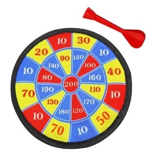 Brinquedo Jogo De Dardo Gruda C/Alvo 18Cm ARTBRINK