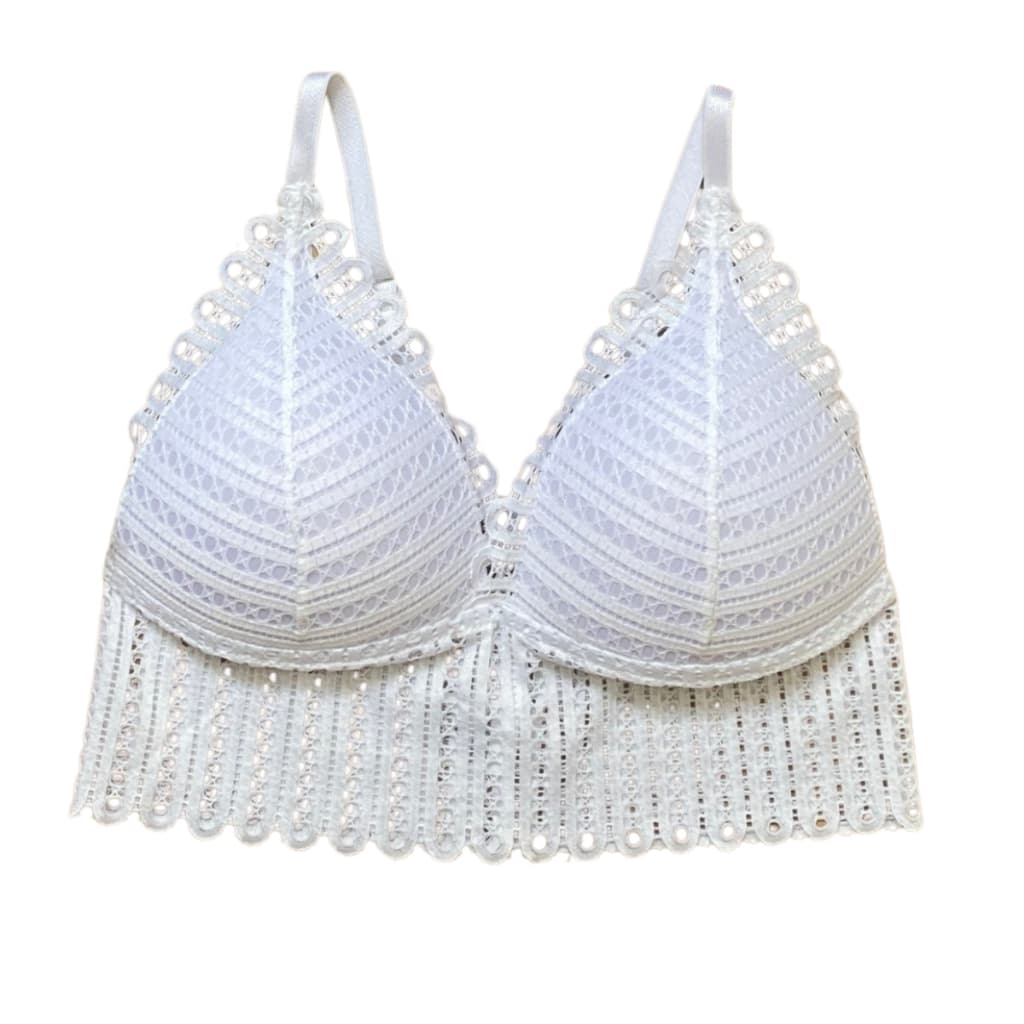 Croped Melin Top De Renda Sexy Meia Taça Fashion Alça Ajustavel Confortavel Luxo Moda Intima Feminino