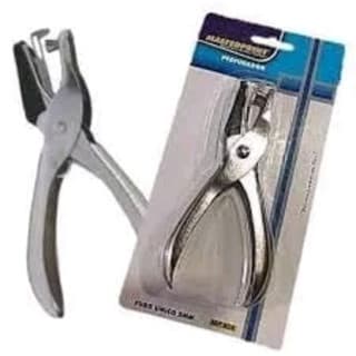 Kit Alicate Perfurador Furador de Papel em Metal Aço 1 Furo MasterPrint