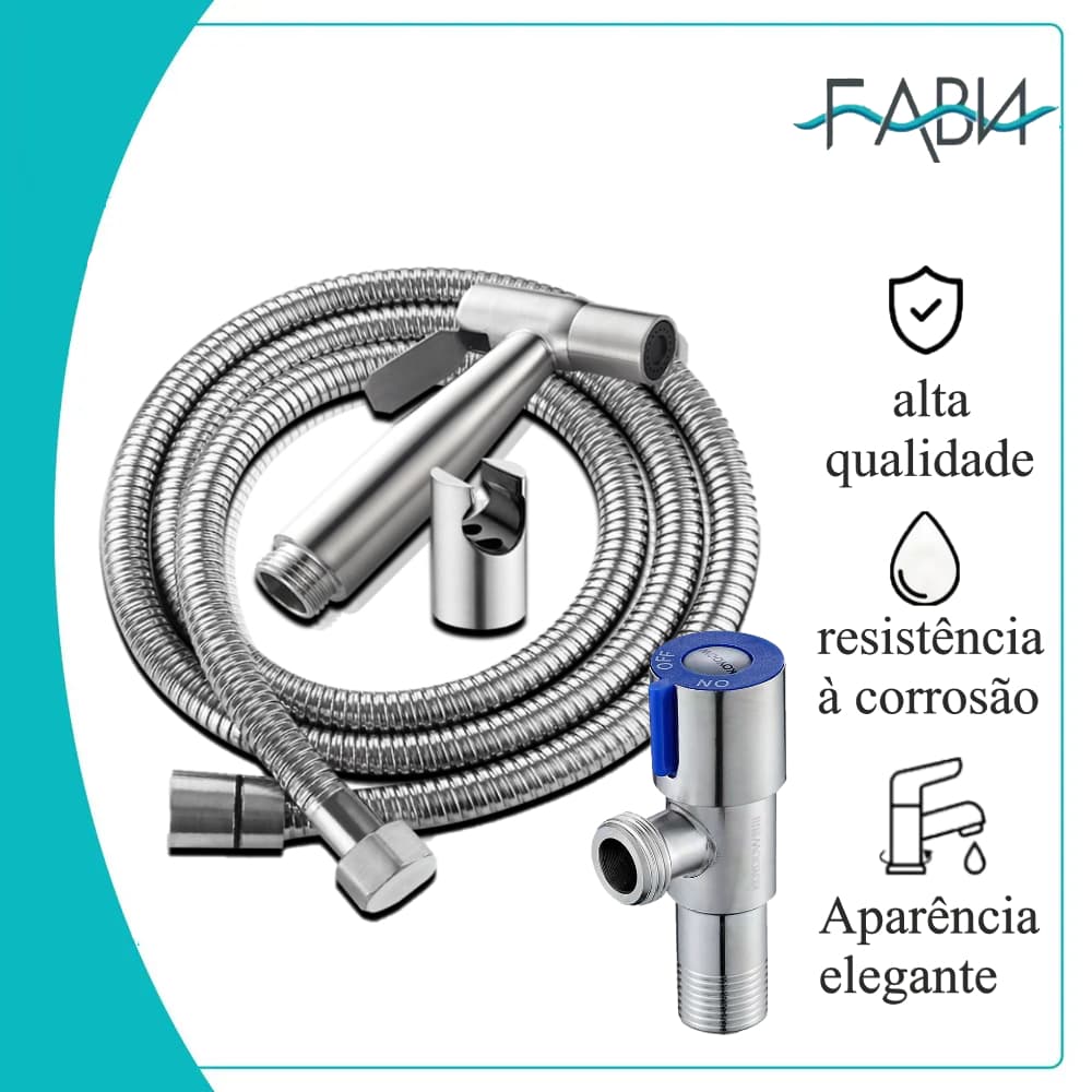 Kit de Ducha Higiênica Para Banheiro Completa  Com núcleo da válvula de cobre