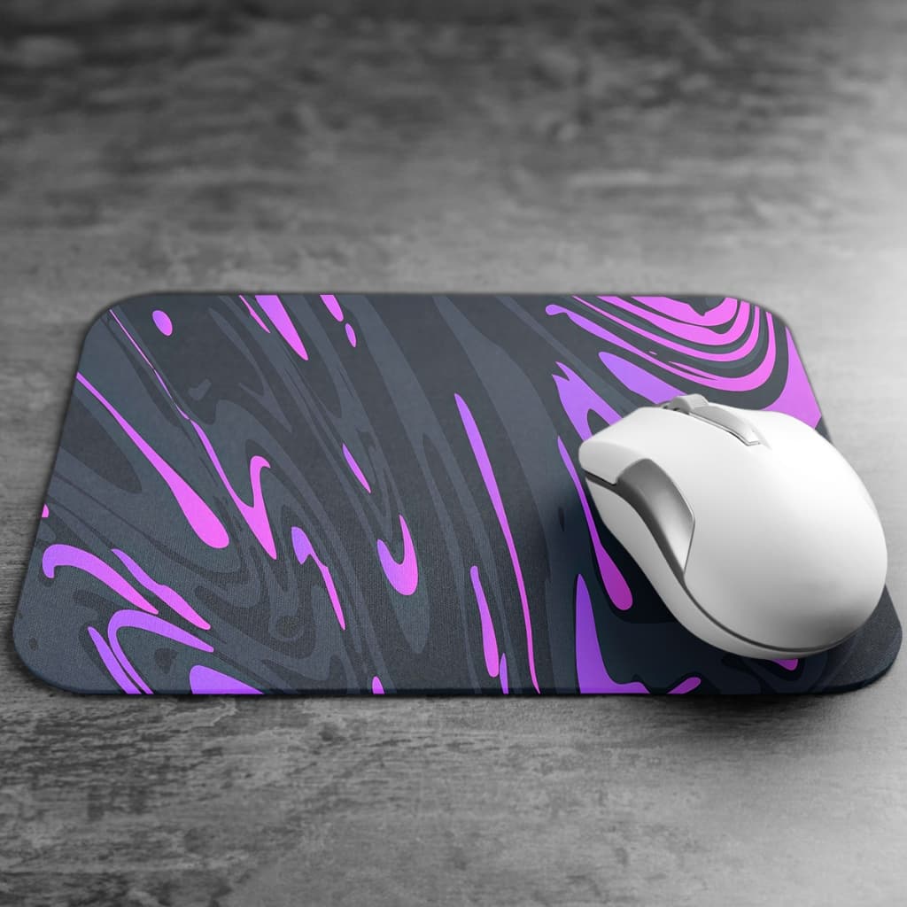 Mouse Pad Gamer Ergonômico Quadrado Premium Abstrato 24x18cm Diversos Modelos