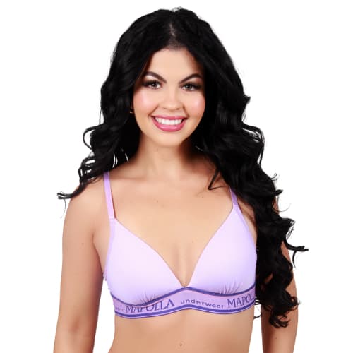 Sutiã Bojo Soft Sem Aro Microfibra Com Alça Regulável Feminino Lingerie