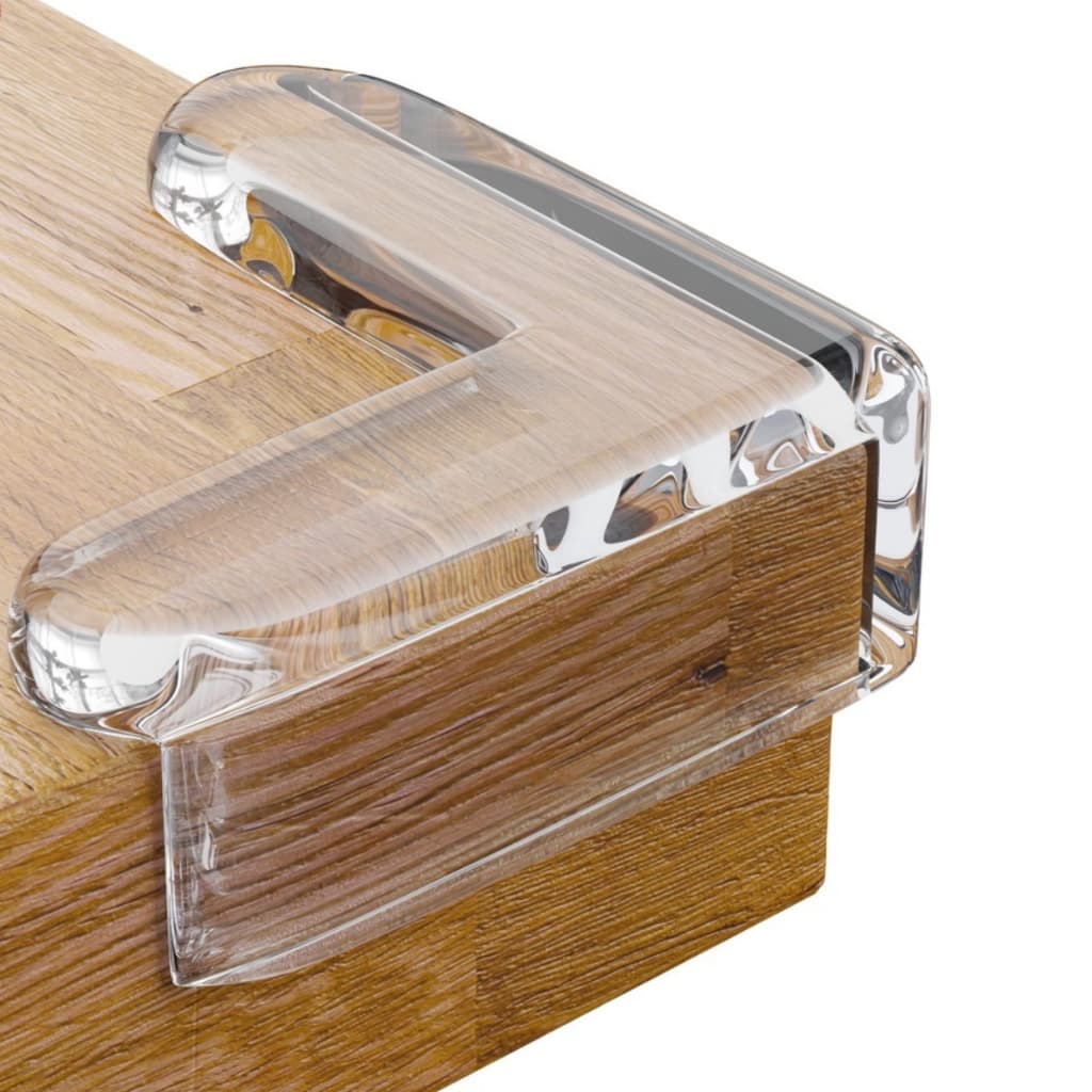 Kit 4 protetor de Quina Móveis Silicone Segurança Bebê e Criança Cantoneira Transparente