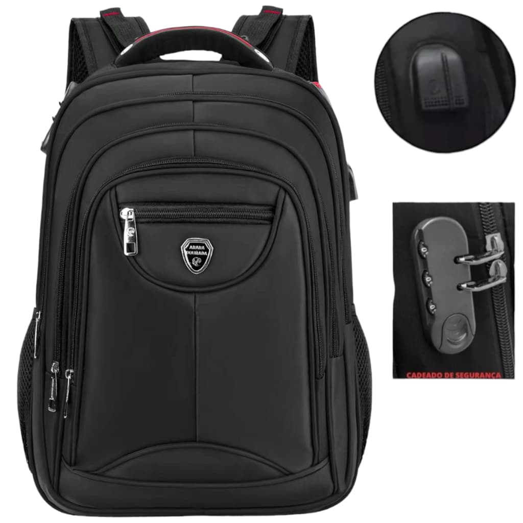 Mochila Bolsa Reforçada Notebook Impermeável Grande 50 l