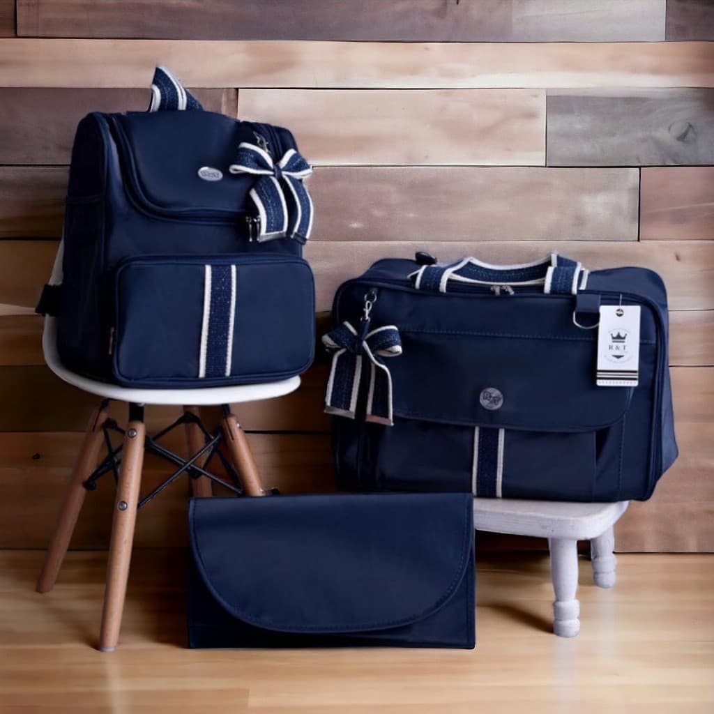 Kit Bolsas Para Maternidade Bolsa Mala Bebê Material Premium Menina Menino