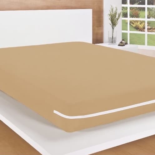 Capa Protetora Colchão Solteiro/Casal/Queen  Malha Gel C/ Zíper Largo Várias Cores