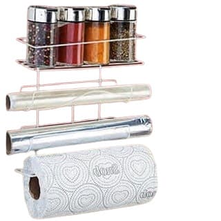 Suporte Porta Papel Toalha 4 em 1....