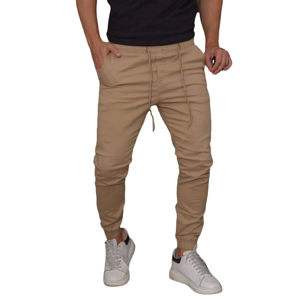Calça Jogger Masculina Adulto Slim Moda Direto da Fábrica Joger Academia Com Punho novidade