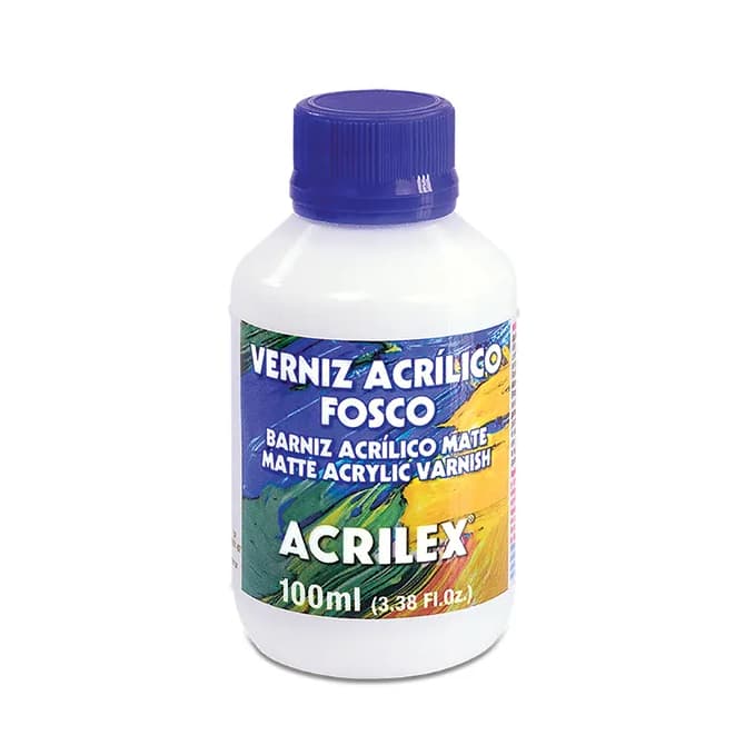 Verniz Fosco Acrílico Acrilex 100ml Original Para Madeiras E Artesanato + Nota Fiscal
