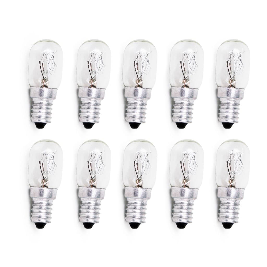 Kit 10 Lâmpadas E14 15w Para Geladeira Fogão