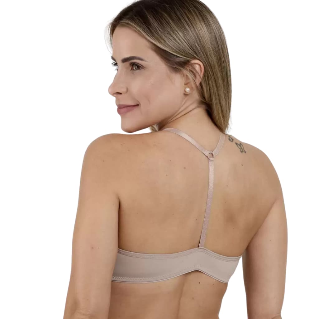 Sutiã com bojo nadador Barbara lingerie feminina langerie