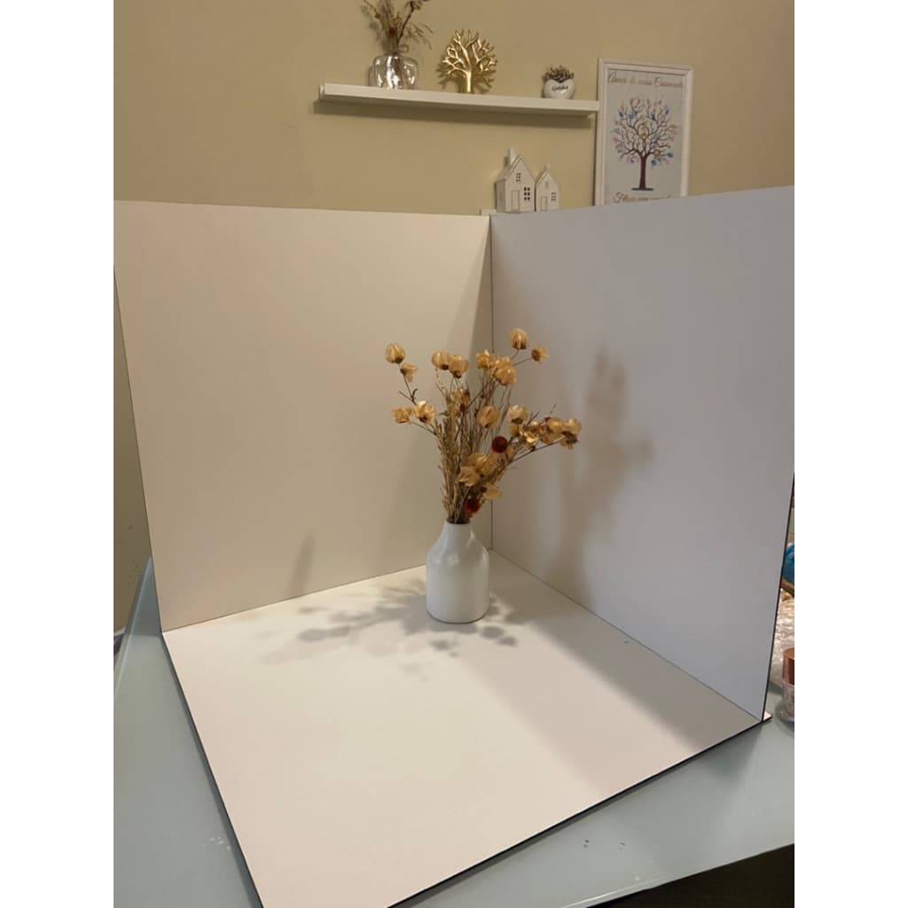 Cenário Fotográfico para fotografar os seus produtos - Branco e Personalizado com sua logomarca - envio RÁPIDO