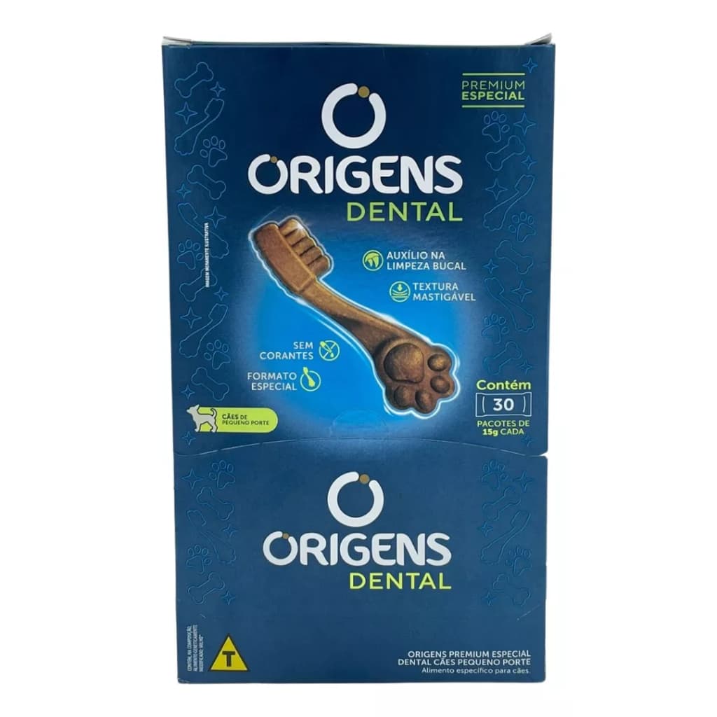 DENTAL - Display com 30 un. Origens Premium Especial Cães Pequenos Porte 15g