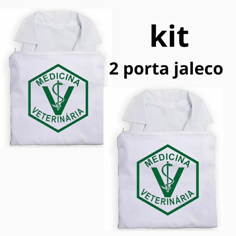 Porta Jaleco veterinária-2 peças